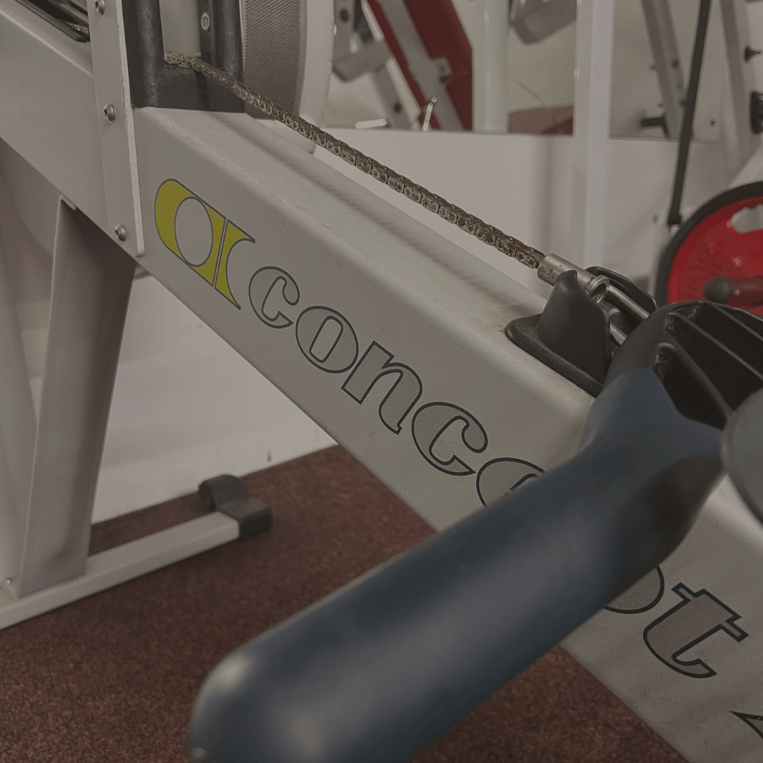 Concept 2 rowing machine In A&Js
