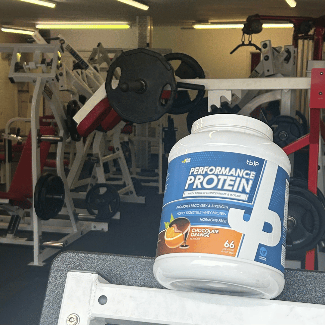 protein power on leg machine